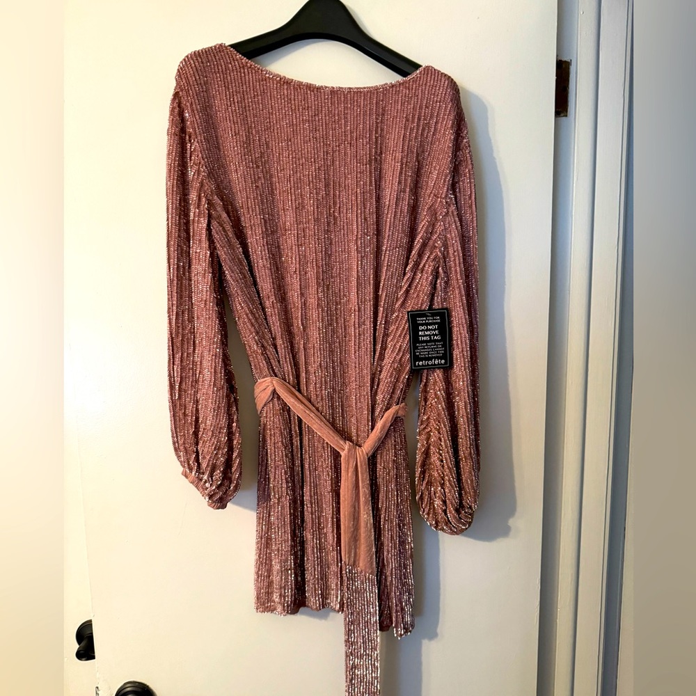 Retrofete Grace Sequin Mini Dress